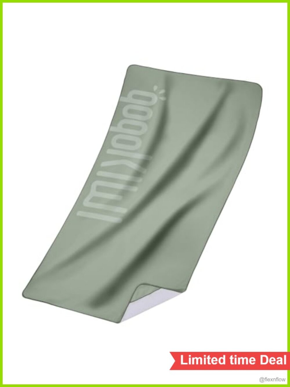 Hot Yoga Pilates Mat Towel Microfiber Corner Pockets 72x36 Slip Resistant